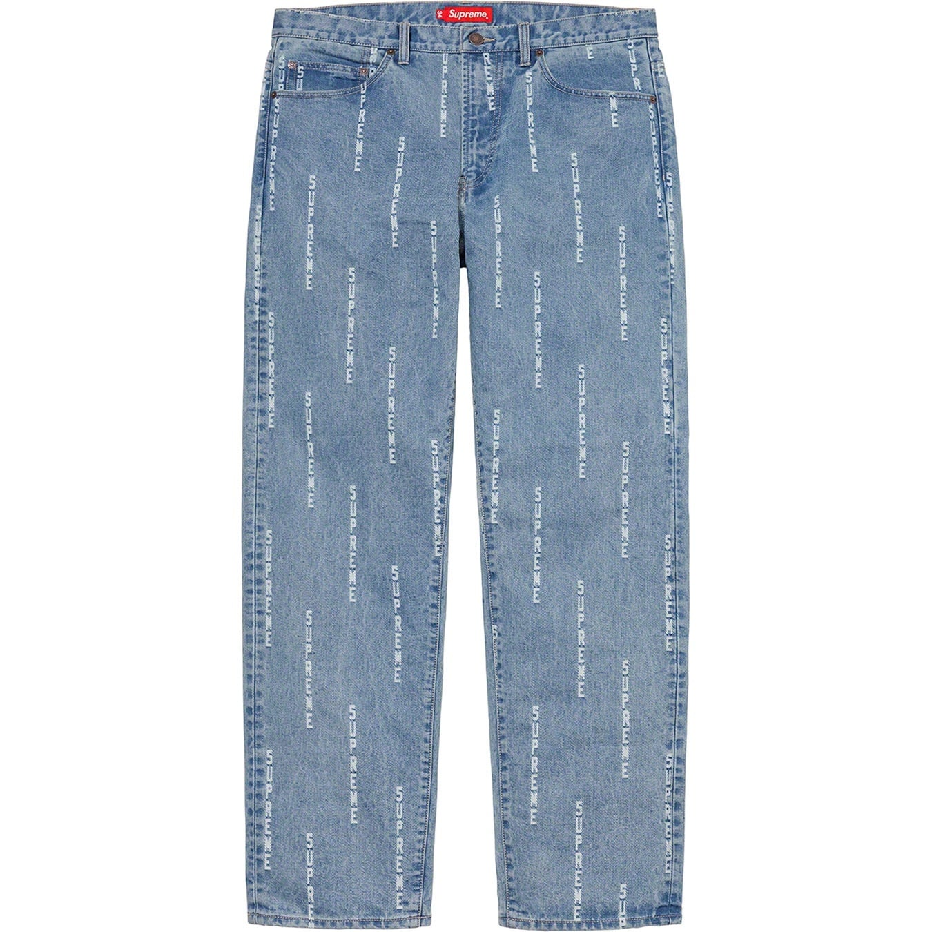 Logo Stripe Jacquard Regular Jean view 11